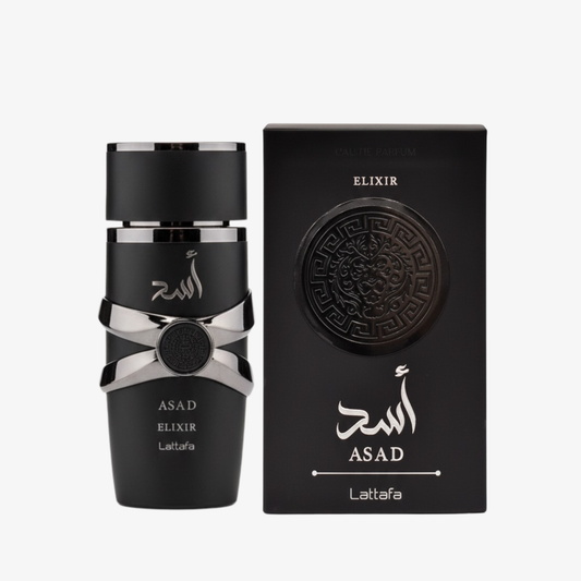 Lattafa Asad Elixir Eau de Parfum Spray for Men 3.4 oz