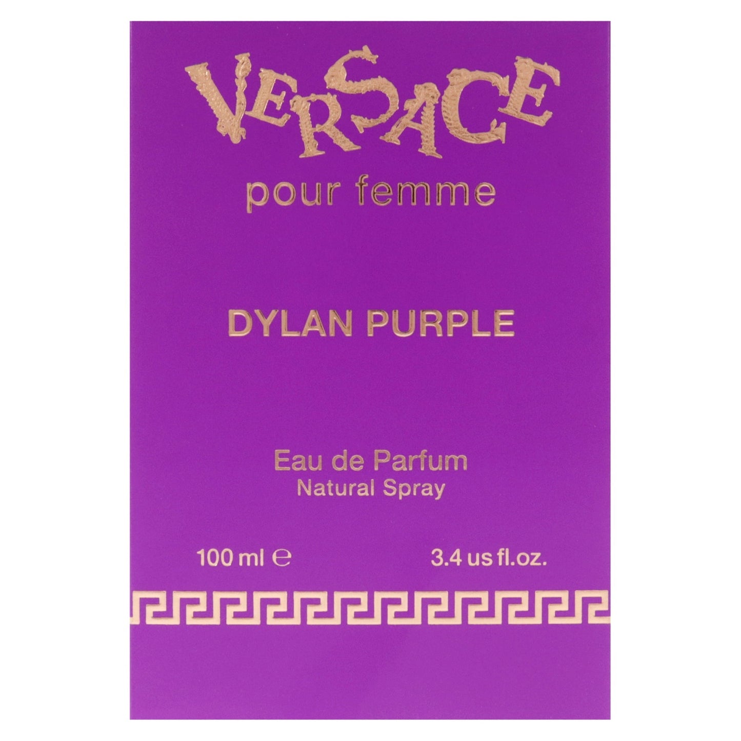 Versace Dylan Purple Eau de Parfum packaging on a white background