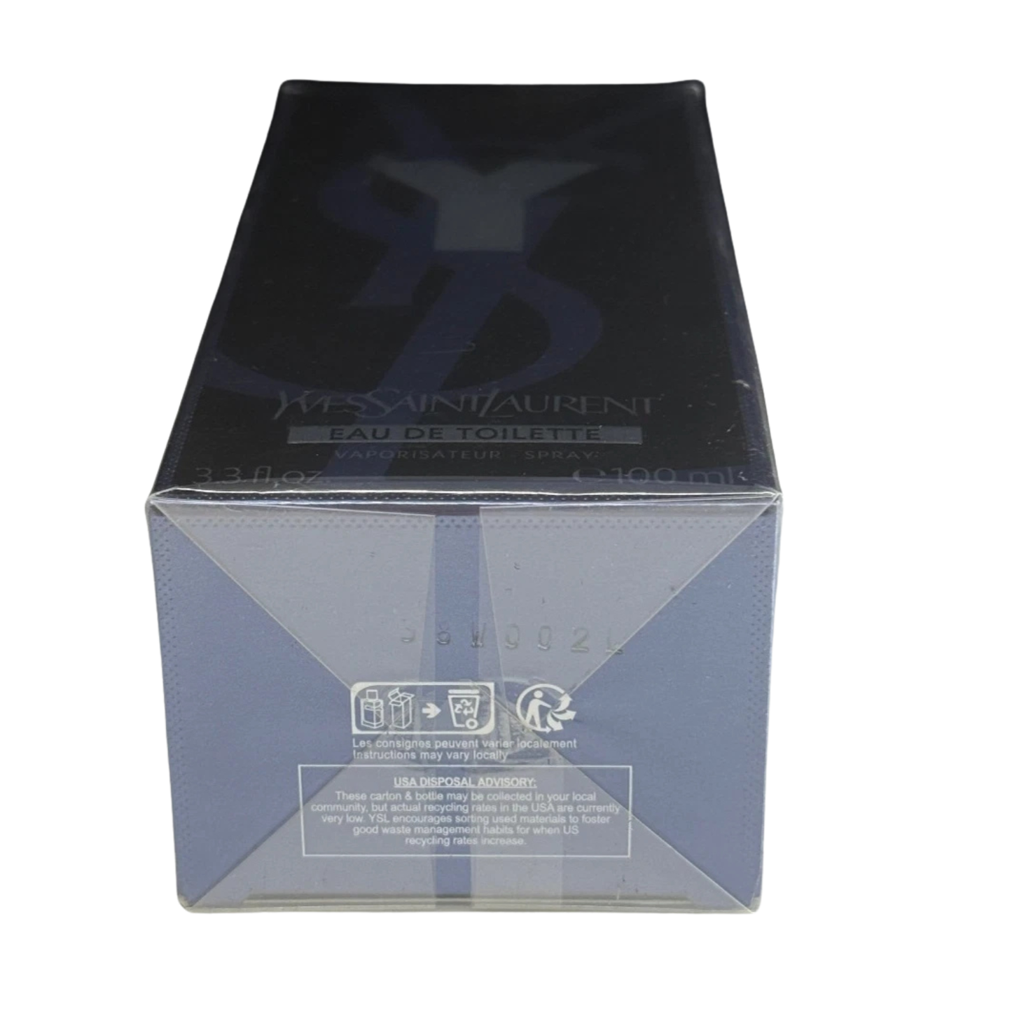 Yves Saint Laurent Eau de Toilette packaging on a white background