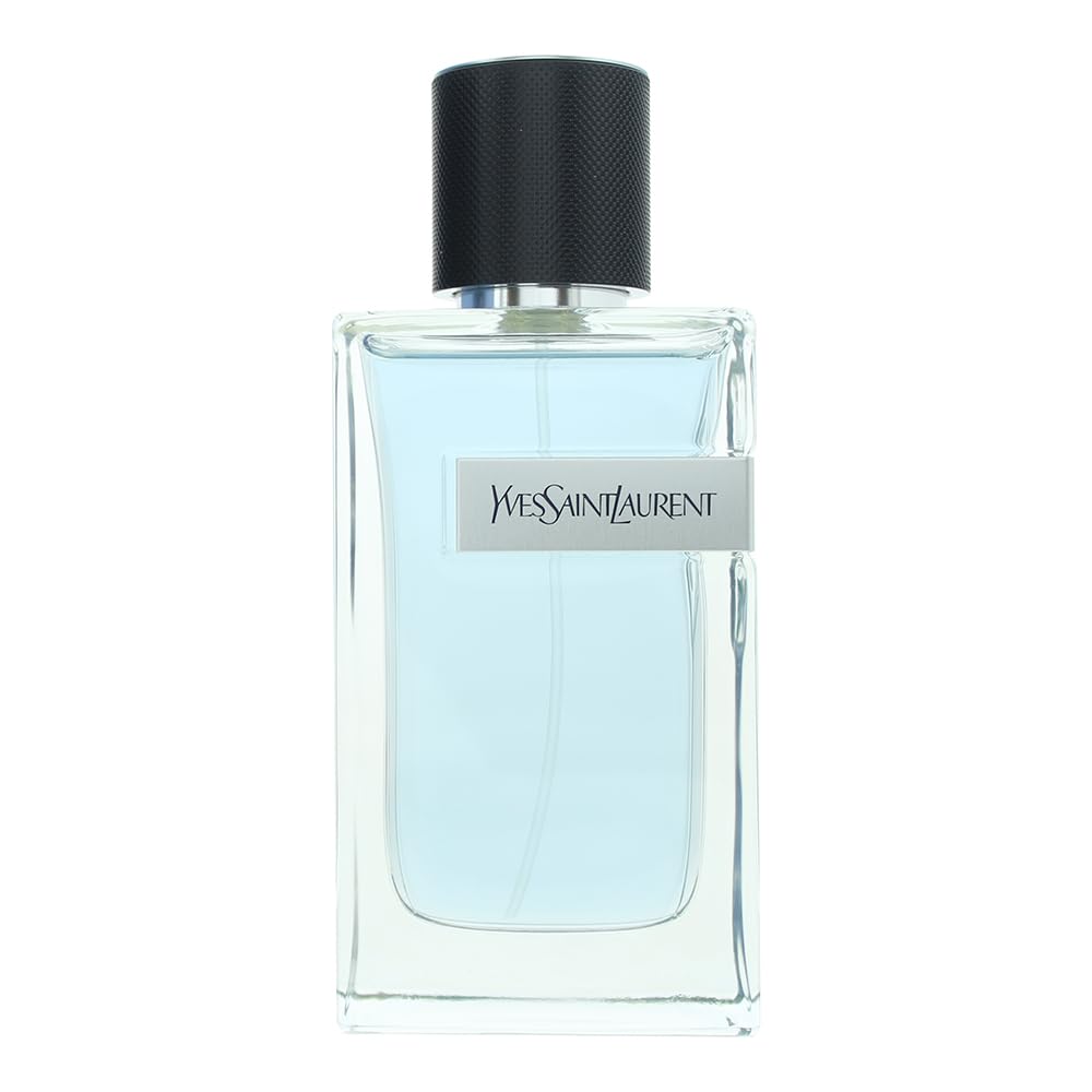 Yves Saint Laurent perfume bottle on a white background